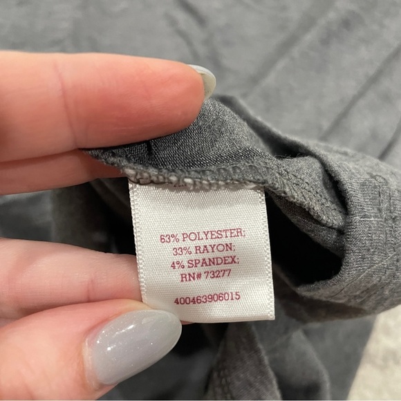 SO Grey 3/4 Long Sleeve Top - Picture 5 of 9